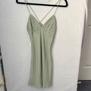Sage Green Strappy Dress